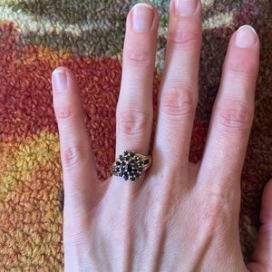 14k gold sapphire ring size 6